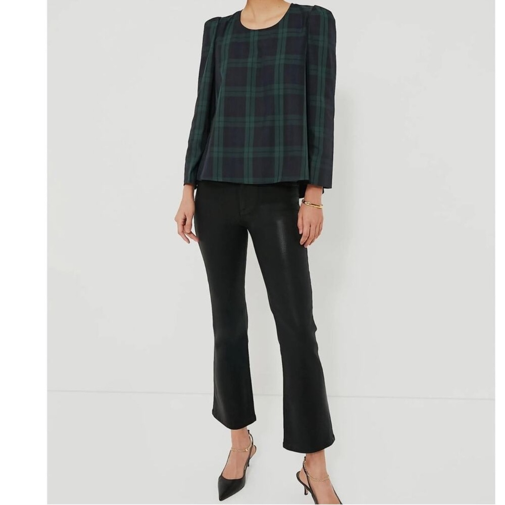 Tuckernuck Pomander Place Blackwatch Bedford Top Size XL
